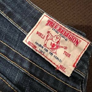 True religion wide leg jeans